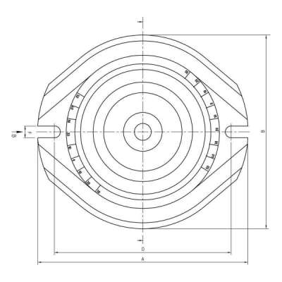 Поворотное основание для тисков HP-50 / MP-50