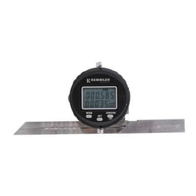 Digital protractor 0-360° with fine adjustment