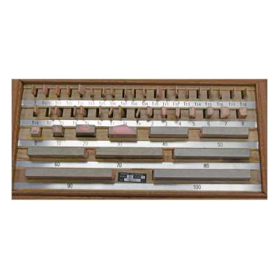 Rectangular gauge block set | 47 pieces Grade 2 | (ISO / DIN / JIS /GB)