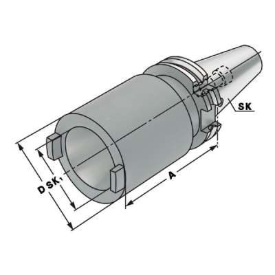 Втулка переходная SK 40 - SK 40 - 100 DIN 69871 A