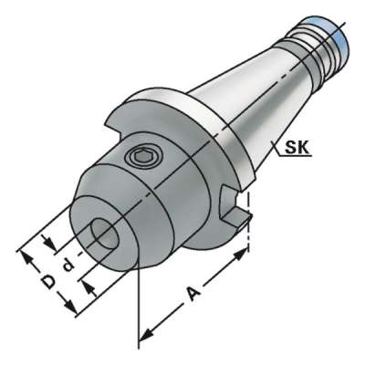 Держатель концевых фрез (хвостовик SK 30-10-40 по DIN 2080)