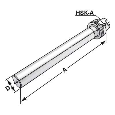 Контрольная оправка (хвостовик HSK-А 63-40-346 по DIN 69893)