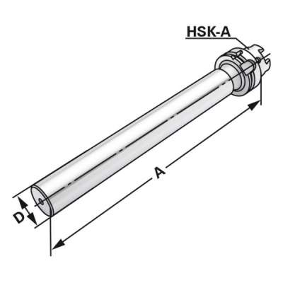Контрольная оправка (хвостовик HSK-А 100-50-349 по DIN 69893)