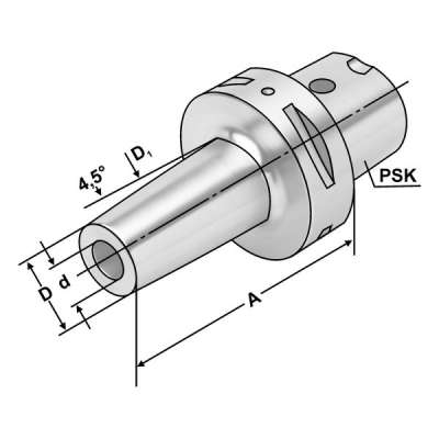 Термоусадочный патрон (хвостовик PSK 63-16-85 по ISO 26623)