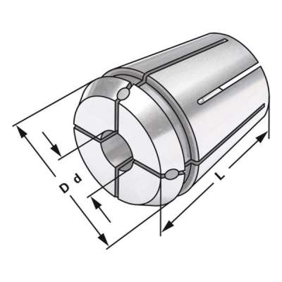 Герметичная цанга (470EA/ER32) для Ø 20 по DIN 6499 B (ISO 15488 B)