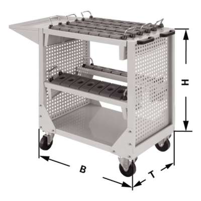 Тележка для инструментов CNC ISO40, 35 гнезд