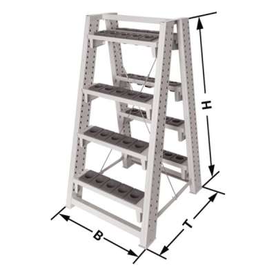 Стеллаж для хранения инструментов CNC ISO40, 56 гнезд