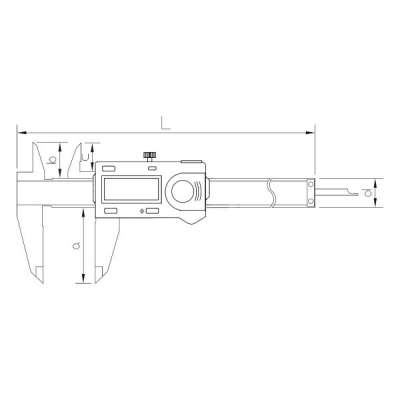 Digital Caliper | 0-300mm reading 0,01mm