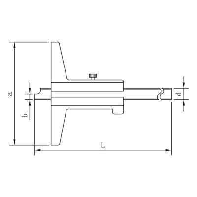 Depth caliper 0-150mm analogue | mit Feststellschraube