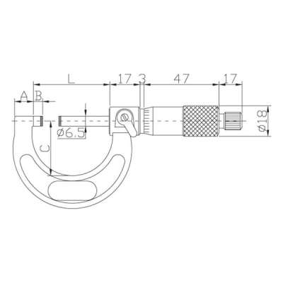 Micrometer | analogue | 275 - 300 reading 0,01mm