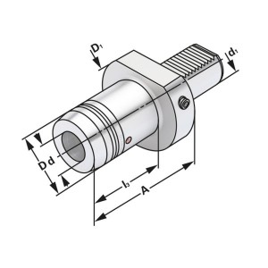 Гидравлический зажимной патрон VDI 50-18-95 по DIN 69880 (ISO 10889)
